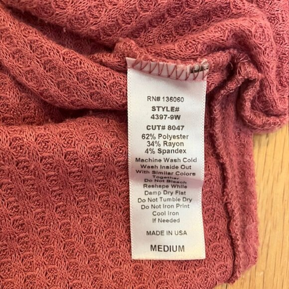 Project Social T dusty rose crop mock turtleneck size M - Picture 5 of 7